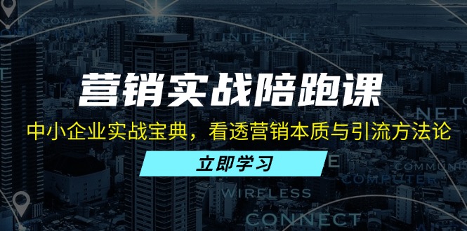 营销实战陪跑课：中小企业实战宝典，看透营销本质与引流方法论-七七项目网
