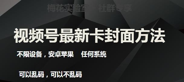梅花实验室社群最新卡封面玩法3.0，不限设备，安卓苹果任何系统-七七项目网