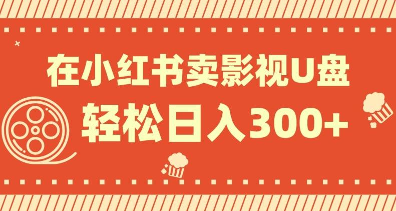 在小红书上卖影视U盘，轻松日入300+，操作简单，小白可轻松上手-七七项目网