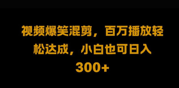 视频号零门槛，爆火视频搬运后二次剪辑，轻松达成日入1k【揭秘】-七七项目网