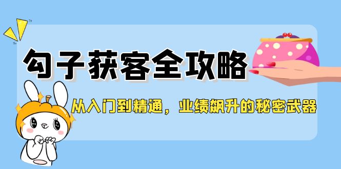 从入门到精通，勾子获客全攻略，业绩飙升的秘密武器-七七项目网
