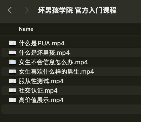 坏男孩学院 官方入门课程-七七项目网