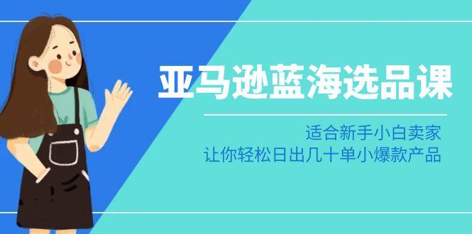 亚马逊-蓝海选品课：适合新手小白卖家，让你轻松日出几十单小爆款产品-七七项目网