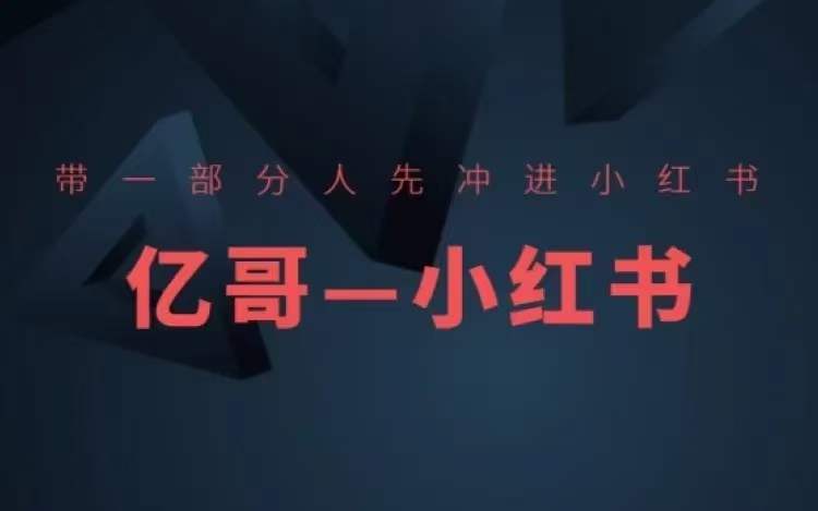 ​​带一部分人先冲进小红书，小红书开店、选品、爆款裂变-七七项目网