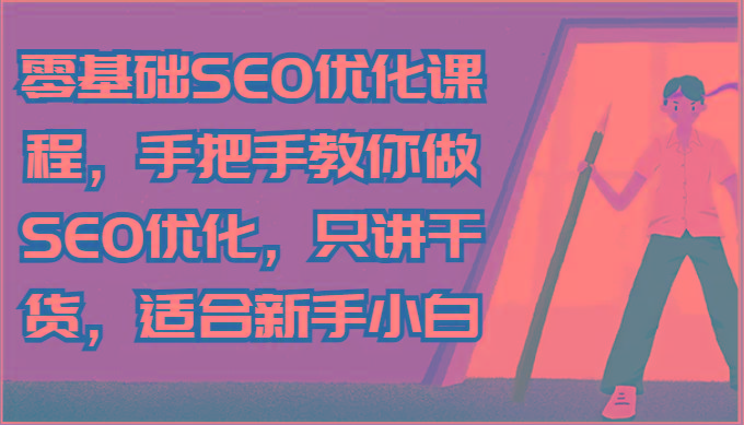 零基础SEO优化课程，手把手教你做SEO优化，只讲干货，适合新手小白-七七项目网