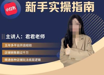 君君-小红书电商从入门到精通，新手实操指南-七七项目网