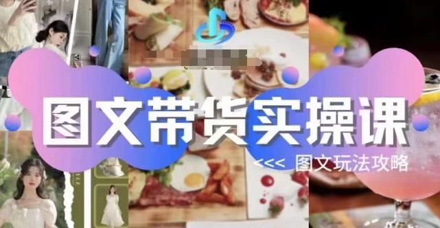图文带货实操课，图文玩法攻略玩法-七七项目网