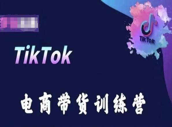 TikTok电商带货训练营，跟随时代潮流，跨境掘金-七七项目网