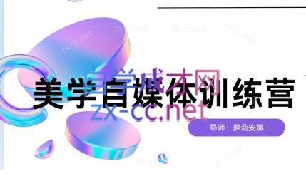 安娜·美学自媒体IP系统课-七七项目网