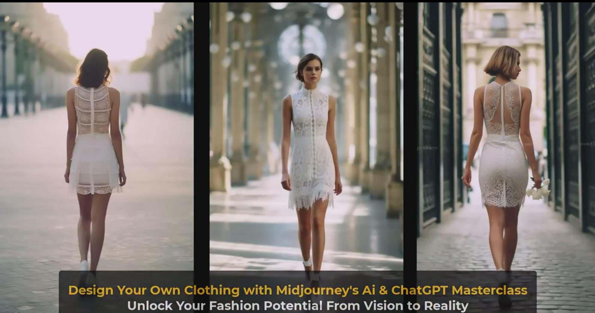 图片[2]-利用 Midjourneys Ai 人工智能设计自己的服装AI大师班-10节课-中英字幕-七七项目网
