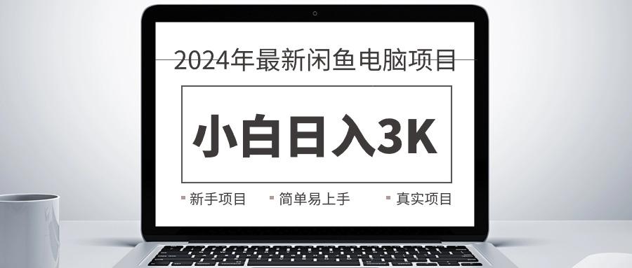 2024最新闲鱼卖电脑项目，新手小白日入3K+，最真实的项目教学-七七项目网