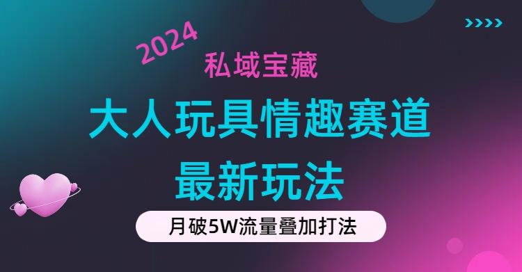 私域宝藏：大人玩具情趣赛道合规新玩法，零投入，私域超高流量成单率高-七七项目网
