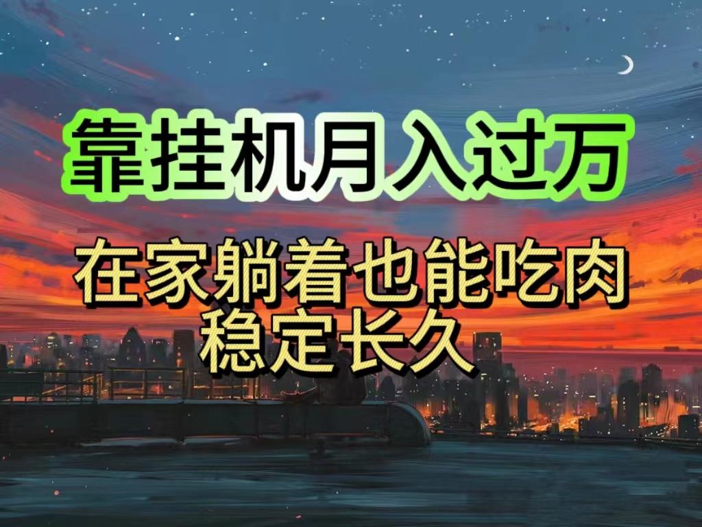 挂机项目日入1000+，躺着也能吃肉，适合宝爸宝妈学生党工作室，电脑手…-七七项目网