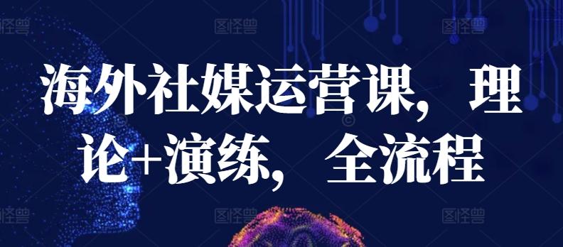 海外社媒运营课，理论+演练，全流程-七七项目网