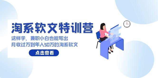 (9588期)淘系软文特训营：这样学，兼职小白也能写出月收过万到年入50万的淘系软文-七七项目网