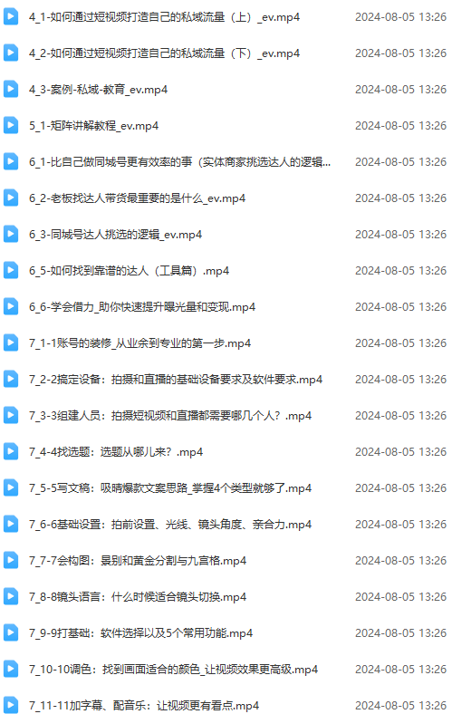 图片[2]-实体店老板获客特训营：认知、定位、文案、矩阵、直播、AI等(72节-七七项目网