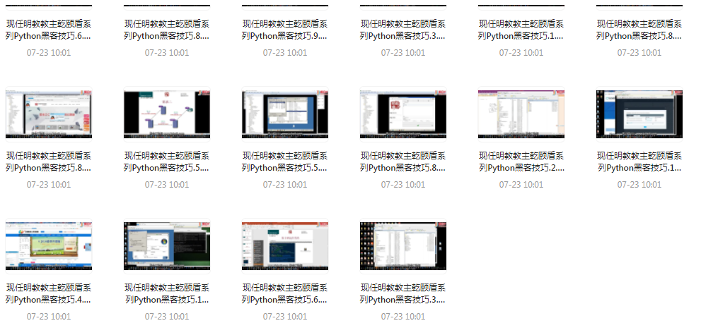 Python黑客技巧课程-七七项目网