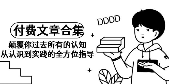(9646期)《某公众号付费文章合集》颠覆你过去所有的认知 从认识到实践的全方位指导-七七项目网