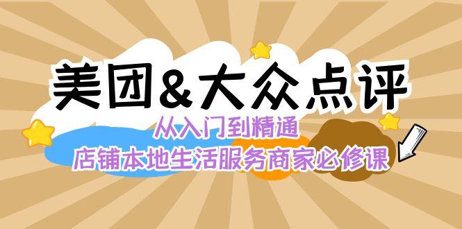美团+大众点评 从入门到精通：店铺本地生活 流量提升 店铺运营 推广秘术 评价管理-七七项目网