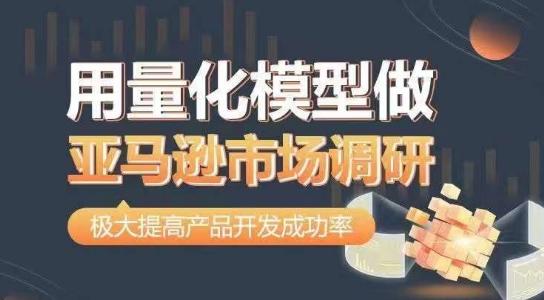 用量化模型做亚马逊市场调研，从数据出发，更高效更准确做判断，极大提高产品开发成功率-七七项目网