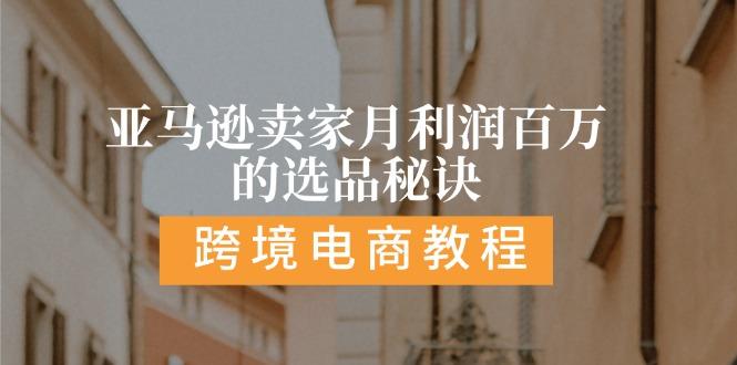 亚马逊卖家月利润百万的选品秘诀:  抓重点/高利润/大方向/大类目/选品…-七七项目网