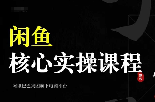 2024闲鱼核心实操课程，从养号、选品、发布、销售，教你做一个出单的闲鱼号-七七项目网