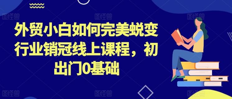 外贸小白如何完美蜕变行业销冠线上课程，初出门0基础-七七项目网