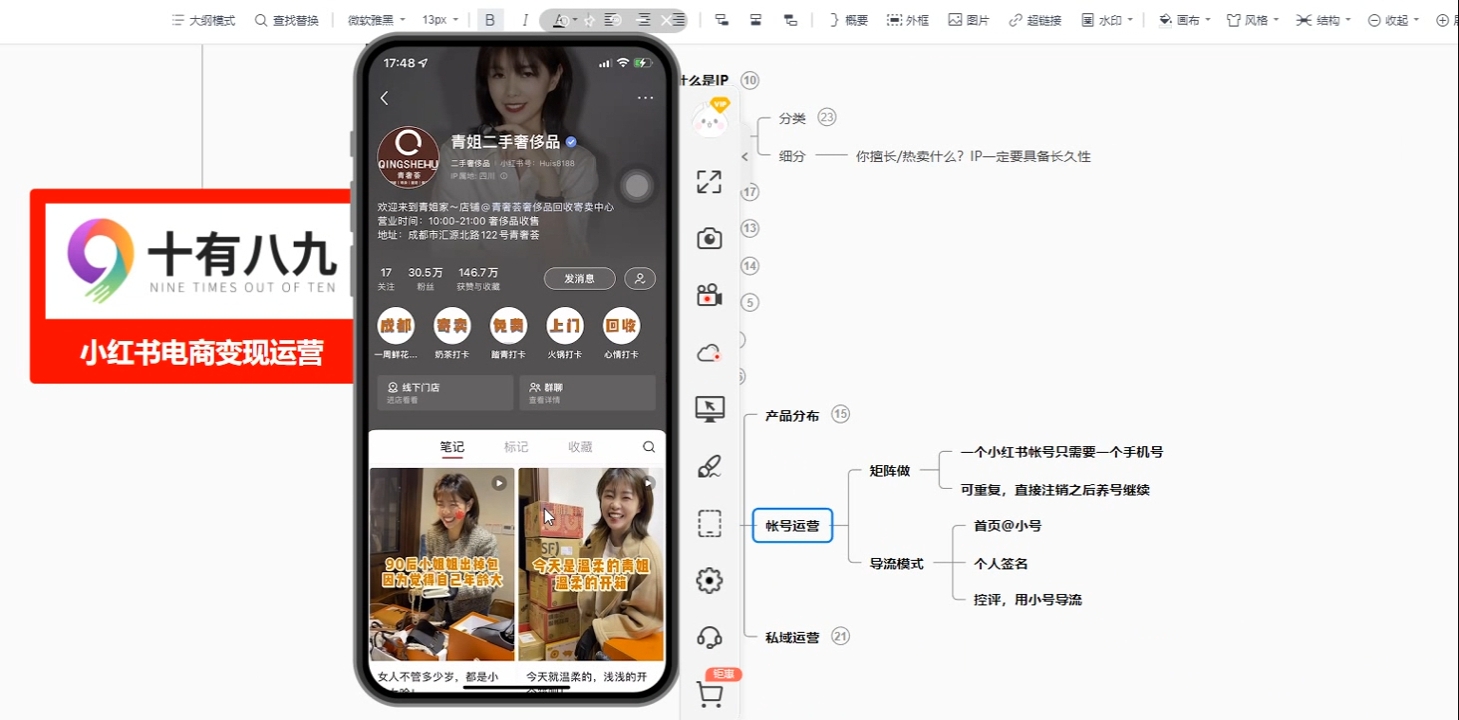 十有八九学院·新手如何从0-1玩转红薯店铺-七七项目网
