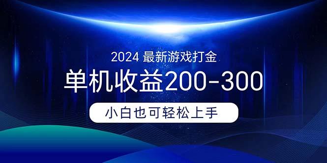 2024最新游戏打金单机收益200-300-七七项目网