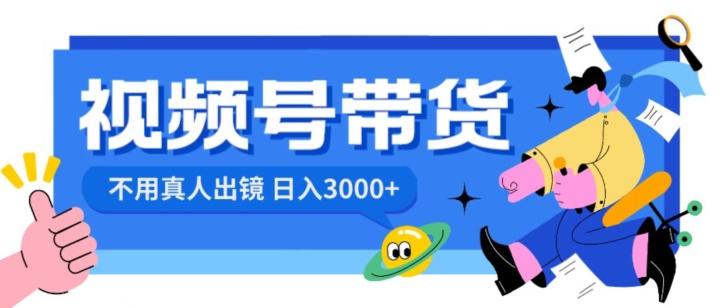 视频号带货，日入3000+，不用真人出镜-七七项目网